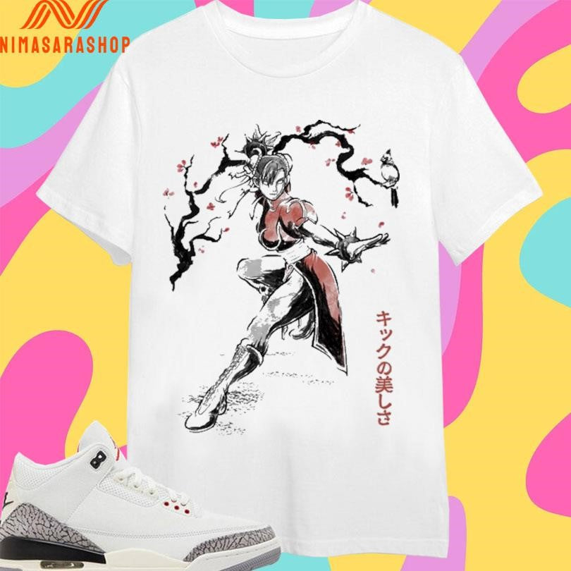 The Kicking Beauty Sumi-e Shirts