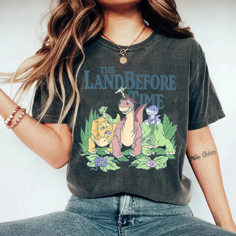 The Land Before Time Pastel Dinosaur Friends Shirt, Land Before Time Party Shirt, Land Before Time Decor Shirt, Dinosaur...