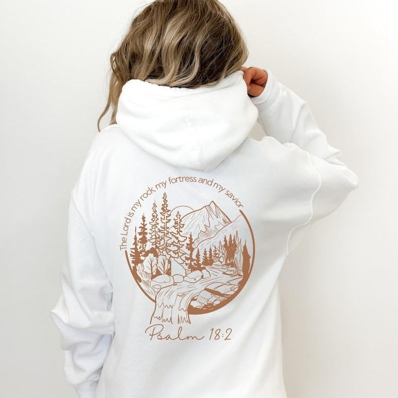 The Lord Is My Rock Hoodie Faith Based Hoodie Trendy Bible Verse Hoodie Aesthetic Faith Hoodie Christian Hoodies...