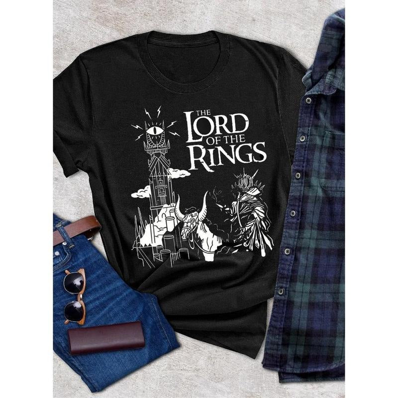 Lord Rings Mouth Sauron Black T-Shirts, Hoodie, Sweatshirt