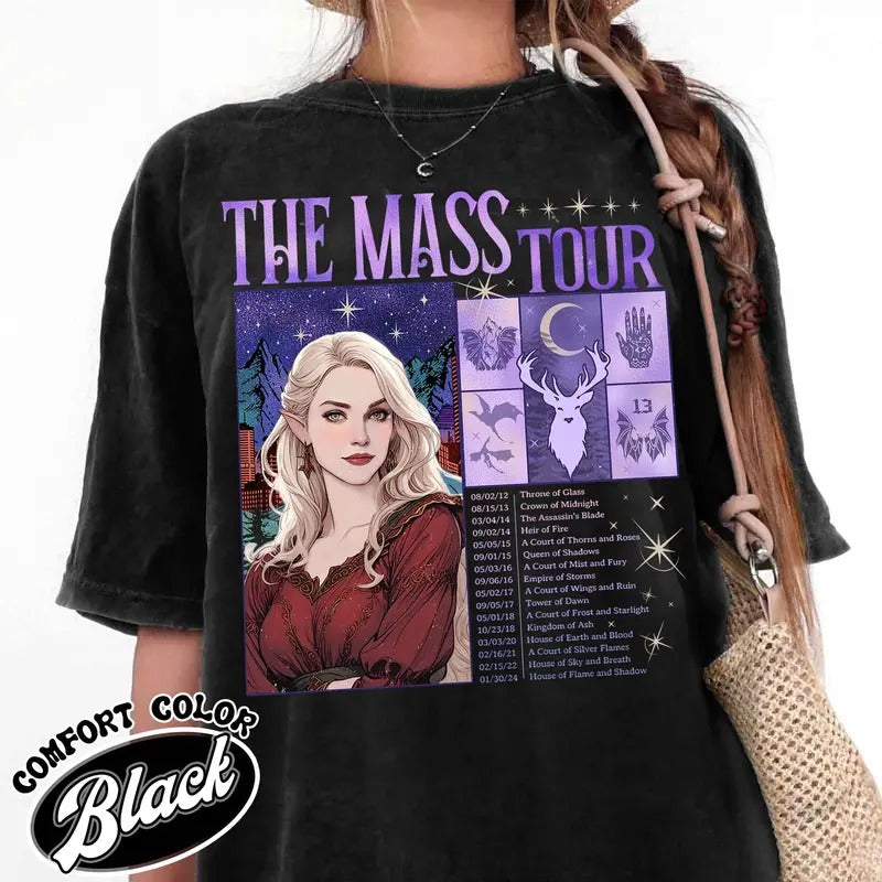 Maas Tour Shirt TOG Shirt ACOTAR Shirt ACOTAR TOG Crescent City Shirt Sjm Tour Shirt Book Shirt Sjm Book Lovers Shirt Bookish Shirt T-Shirts, Hoodie, Sweatshirt