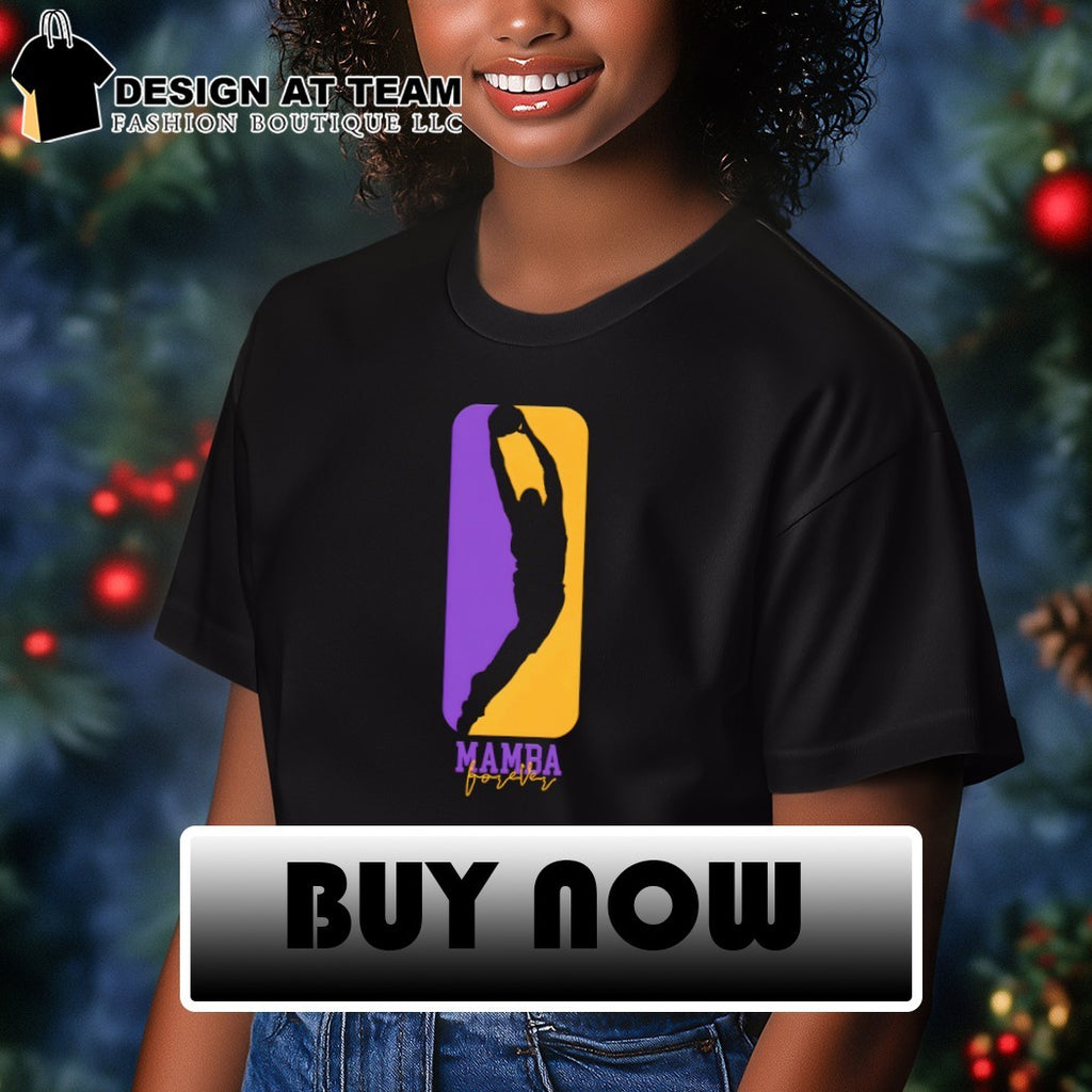 The Mamba Forever Los Angeles Lakers NBA parody logo shirt