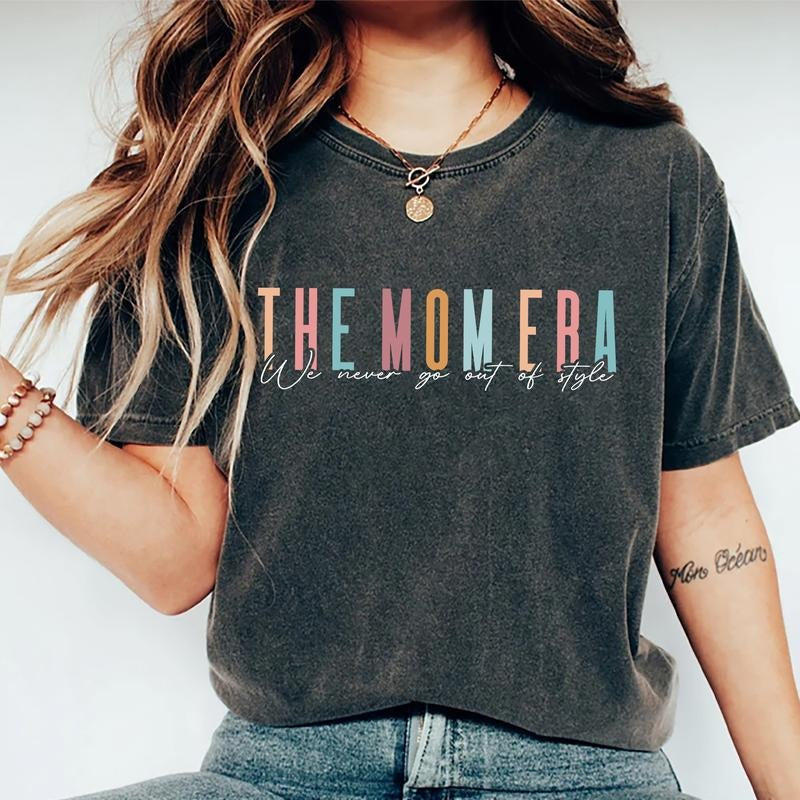 The Mom Era Shirt, Women's Funny Concert Shirt, Funny Mom Graphic Printed Shirt, Mom's Birthday Gift, New Mom Gift,...