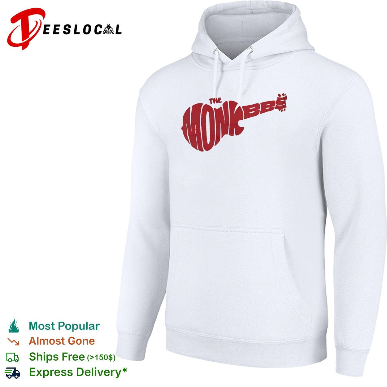 The Monkees guitar logo shirt
