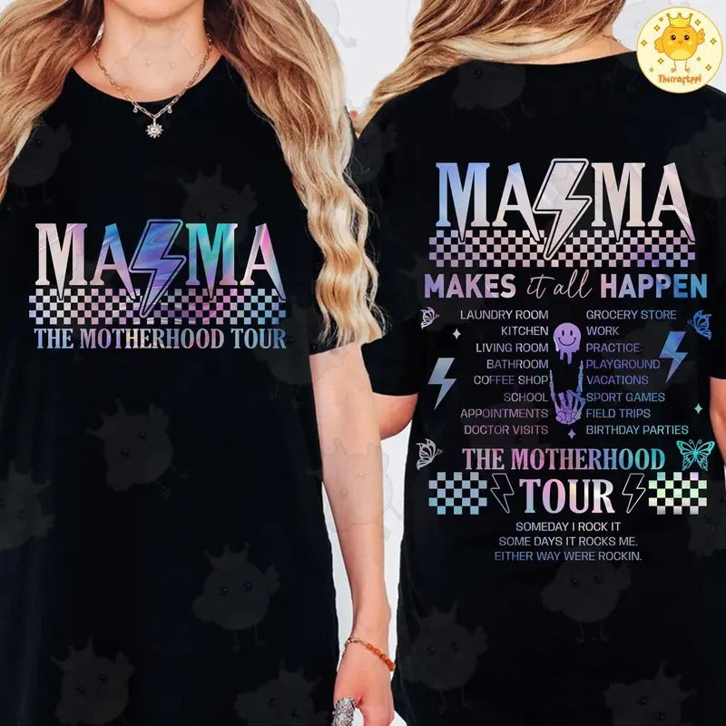 The Motherhood Tour Shirt, Some Days I Rock It shirt, Mama Tour shirt, Mother's Day gift Hoodie Sweatshirt