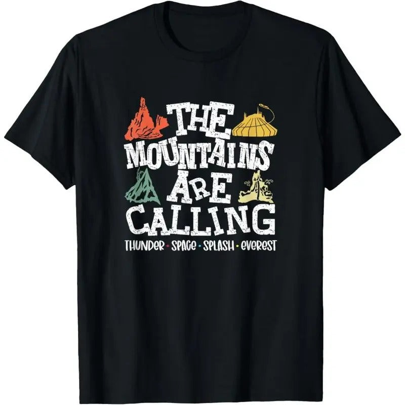 The Mountains Are Calling Space Splash Thunder Everest T-Shirt Made in USA Hoodie Sweatshirt | PrintMintTees.com