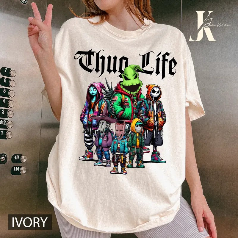 The Nightmare Before Shirt, Halloween Thug life Shirt, Horror Movie Shirt, Halloween Horror Movie Shirt, Spooky Season...