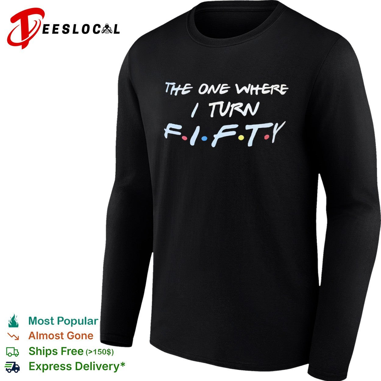 The One Where I Turn Fifty Friends shirt