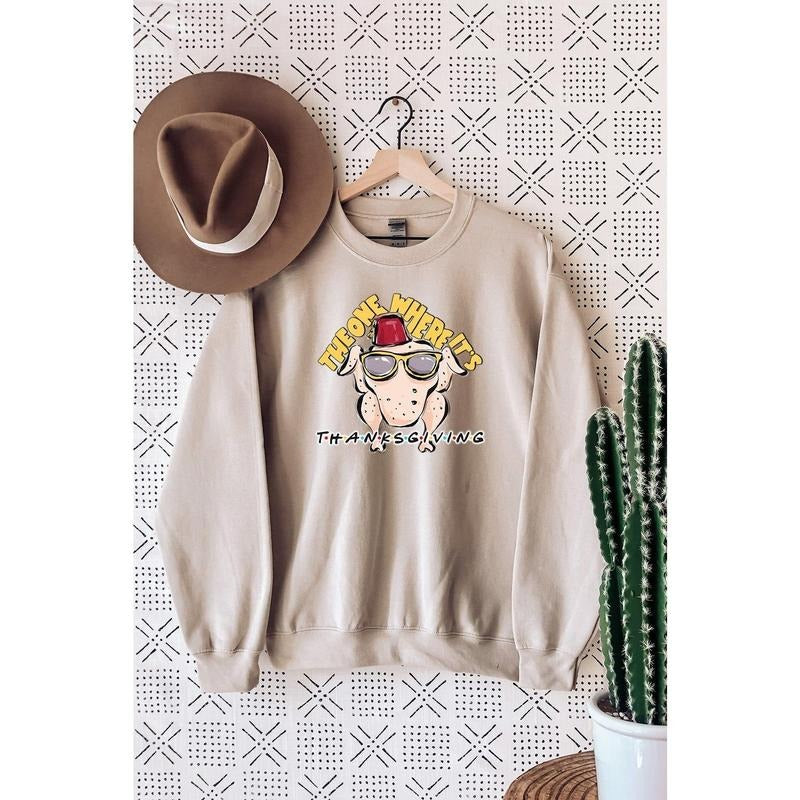 The One Where It's Thanksgiving Unisex Sweatshirt Shirt Hoodie | PrintMintTees.com