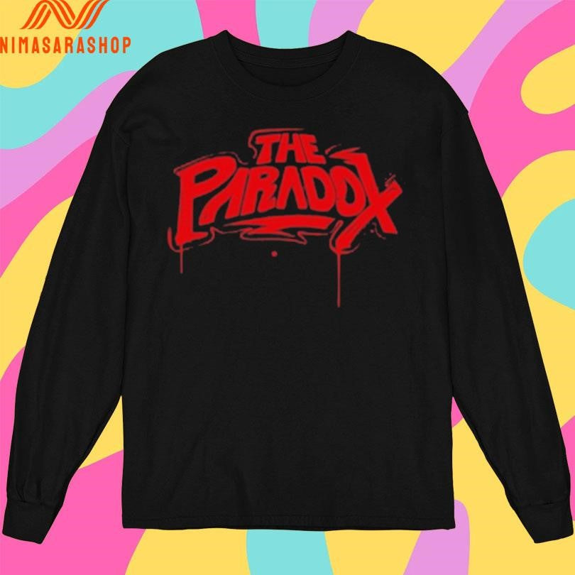 The Paradox Black Spray Paint Shirts