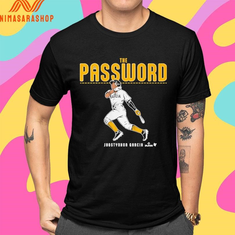 The Password Jhostynxon Garcia Pittsburgh Pirates Shirts