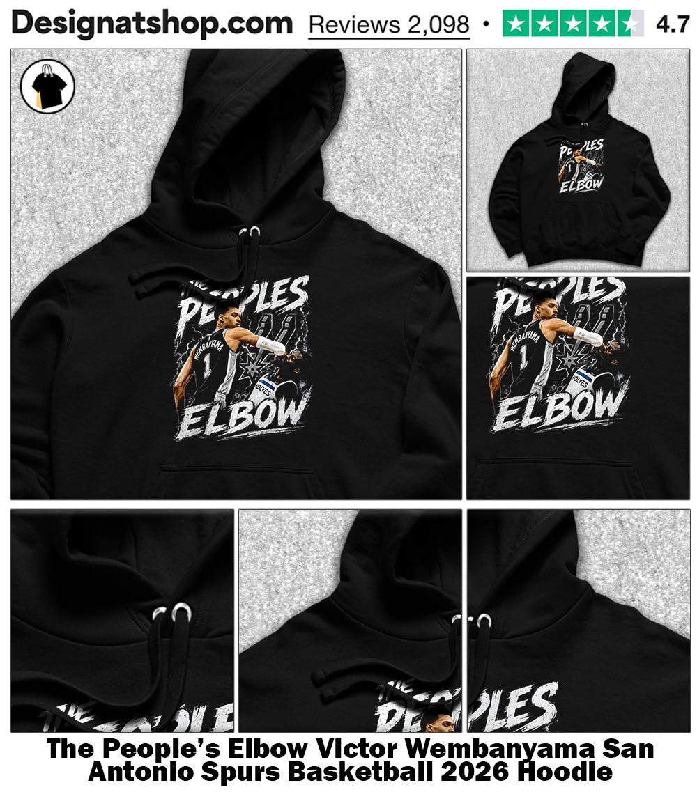 The People’s Elbow Victor Wembanyama San Antonio Spurs Basketball 2026 shirt