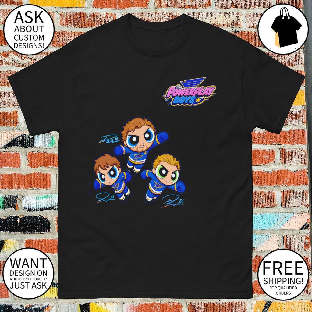 The Powerplay Boys Rowdyruff Boys St. Louis Blues NHL Hockey 2026 signature shirt