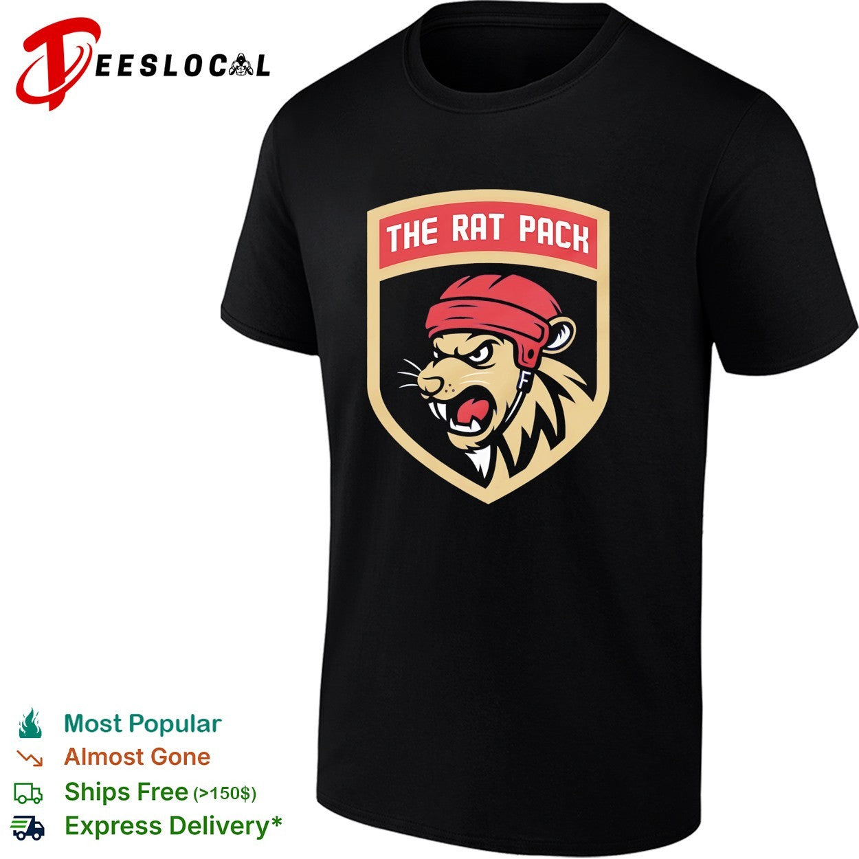 The Rat Pack mascot logo shirt
