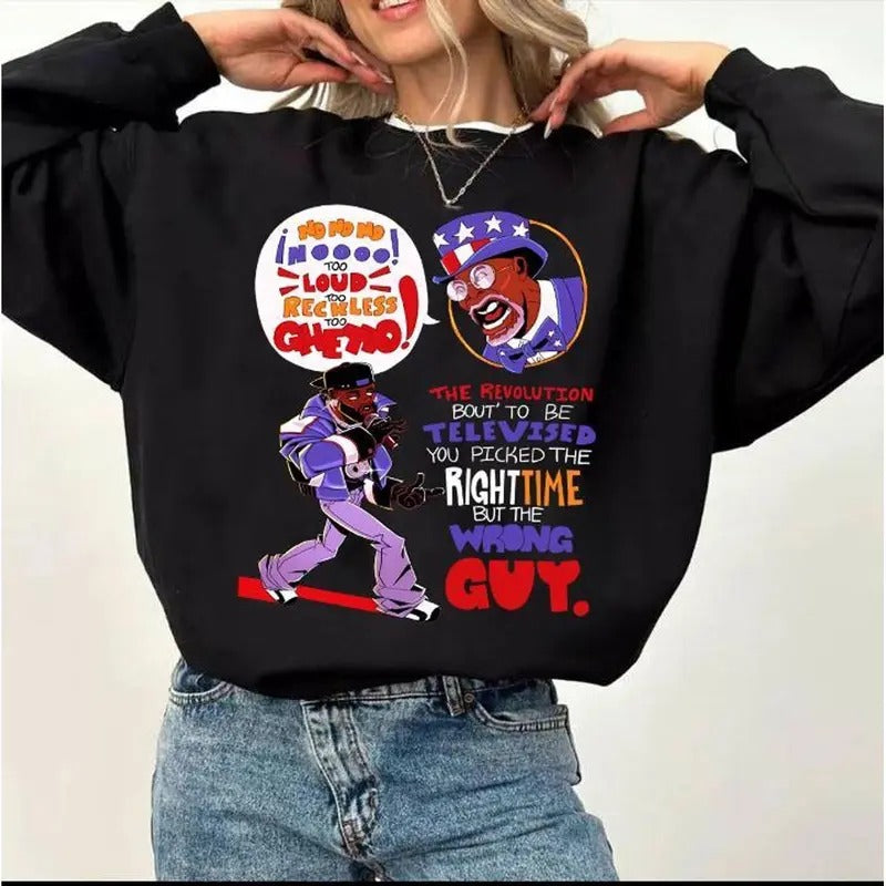 Revolution Bout' Be Televised You Picked Righttime But Wrong Guy Shirt Say Drake T-Shirts, Hoodie, Sweatshirt