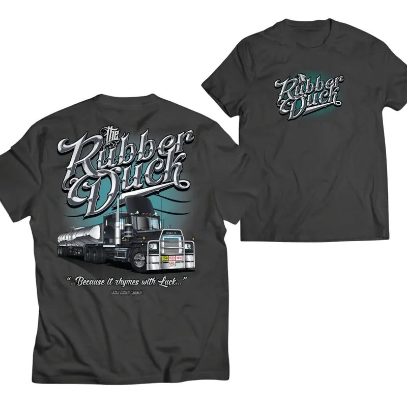 The Rubber Duck Graphic Tractor Tees, Truck shirts, Shirts For Men, Car Merch, Menswear, Stylish Car Merch for Automotive...
