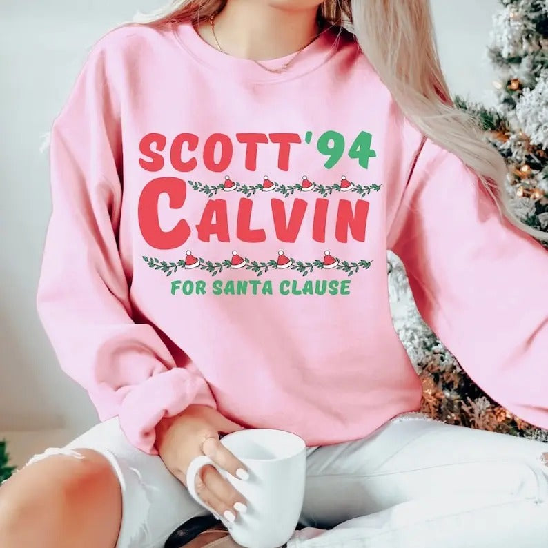 The Santa Clause Sweatshirt, Christmas Movie Crewneck, Christmas Sweater, Classic Holiday Movie Sweatshirt, Xmas Tee,...