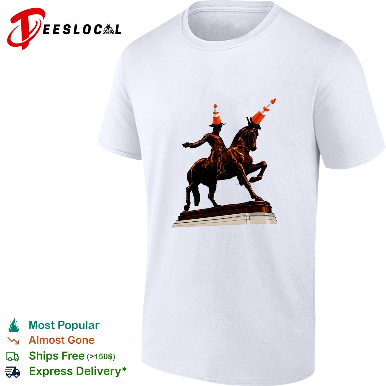 The Scottish were here duke of wellington statue glasgow shirt