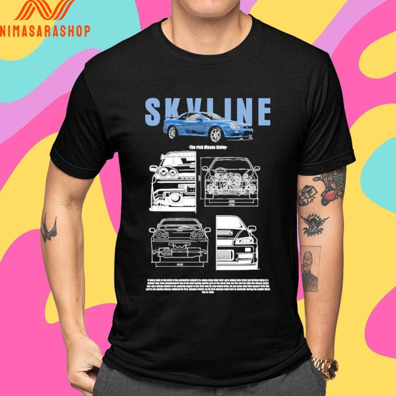 The Skyline The Rich Nissan History Shirts