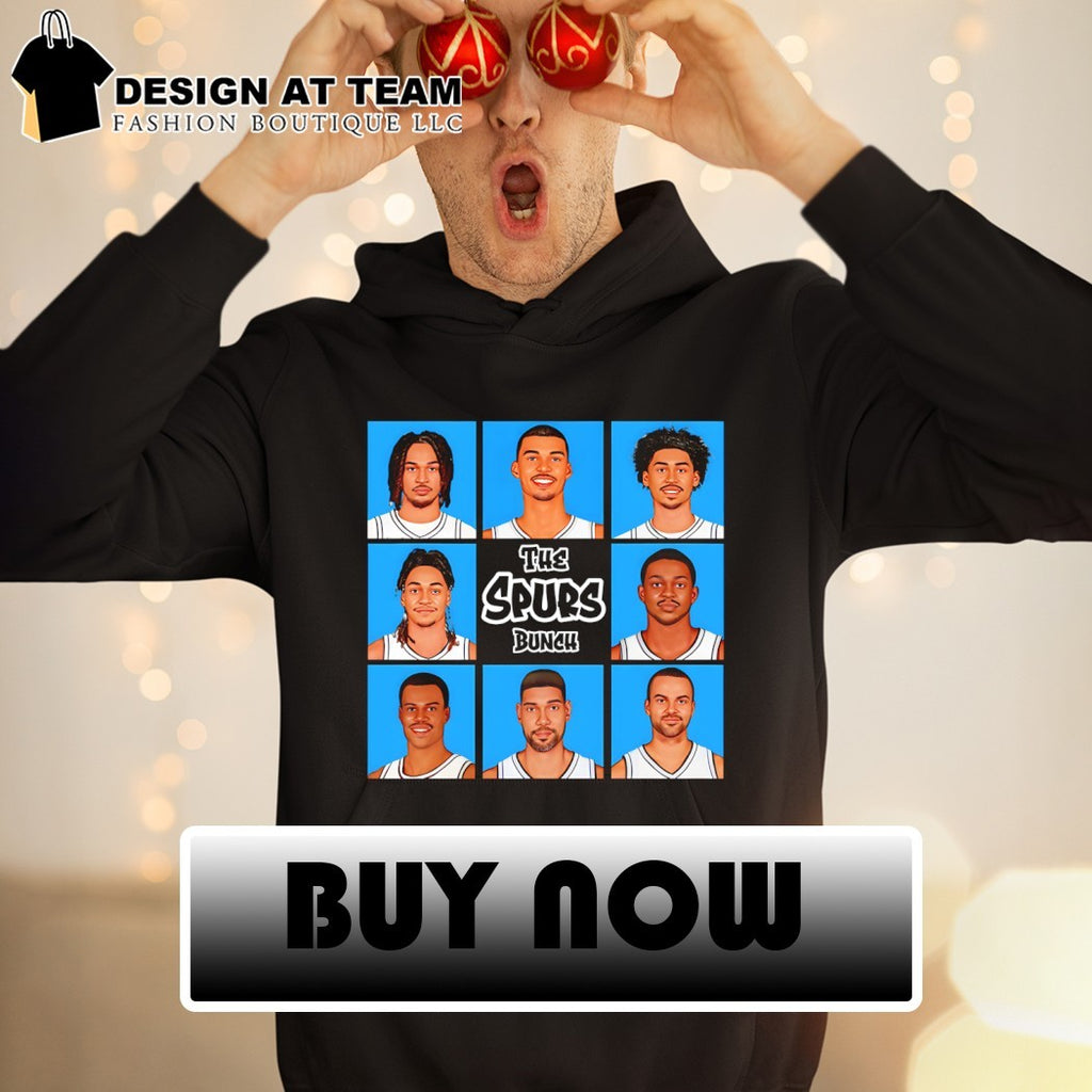 The Spurs Bunch San Antonio Spurs Basketball bigface players graphic NBA 2026 shirt