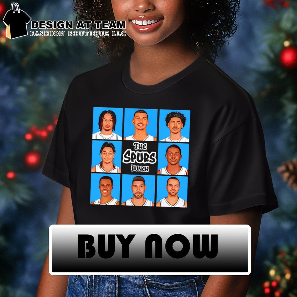 The Spurs Bunch San Antonio Spurs Basketball bigface players graphic NBA 2026 shirt