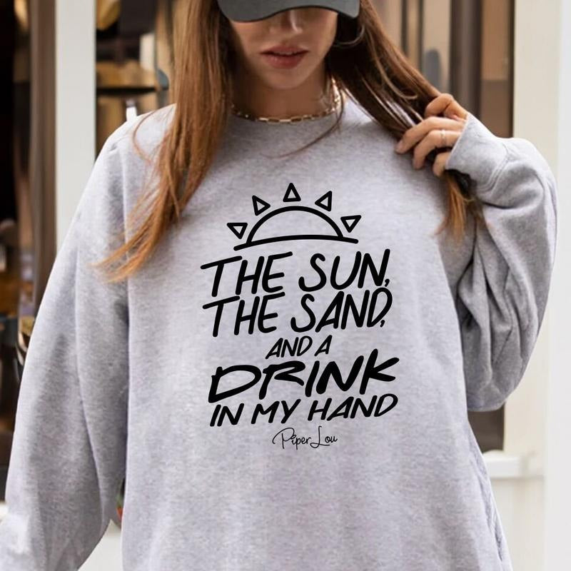 Sun Sand Drink My Hand T-Shirts, Hoodie, Sweatshirt