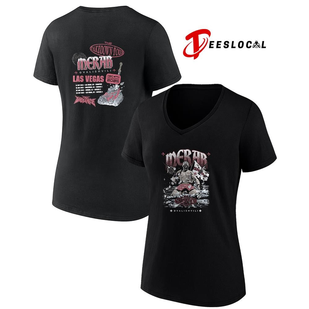 The Takedown tour Merar Dvalishvili dates schedule graphic shirt