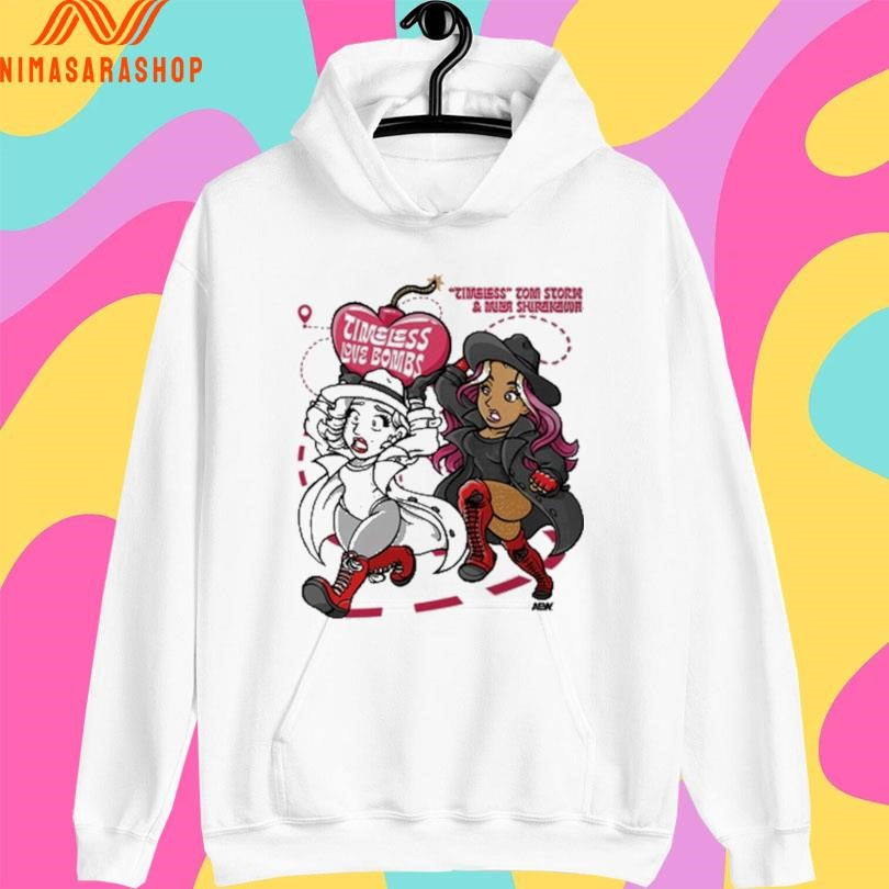 The Timeless Love Bombs Timeless Toni Storm And Mina Shirakawa Bombing Run Shirts