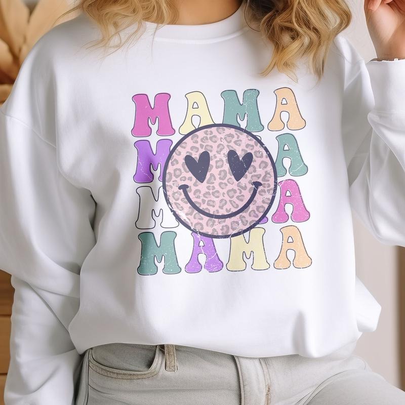 The Tolers | Mama Smiley Sweatshirt Shirt Hoodie | PrintMintTees.com