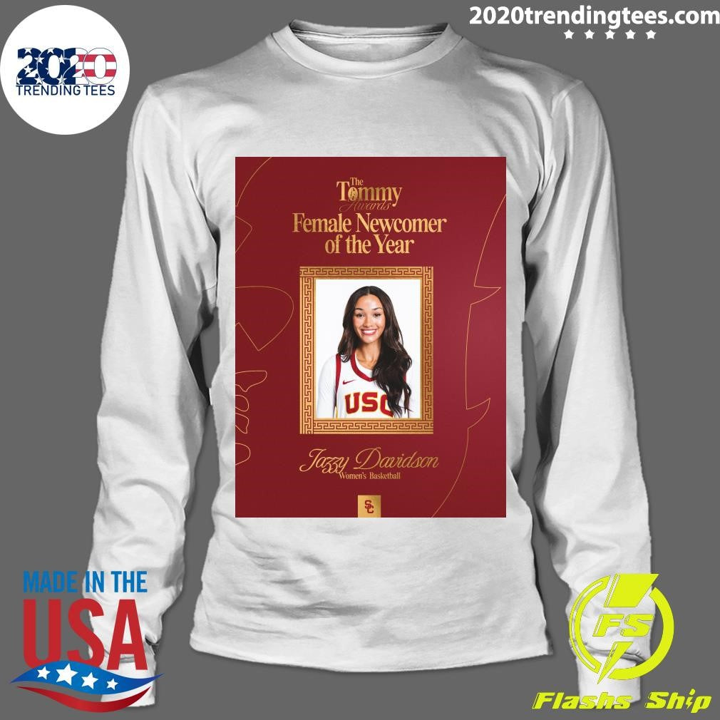 The Tommy Awards Male Athlete of the Year Jazzy Davidson Women’s Basketball Shirt