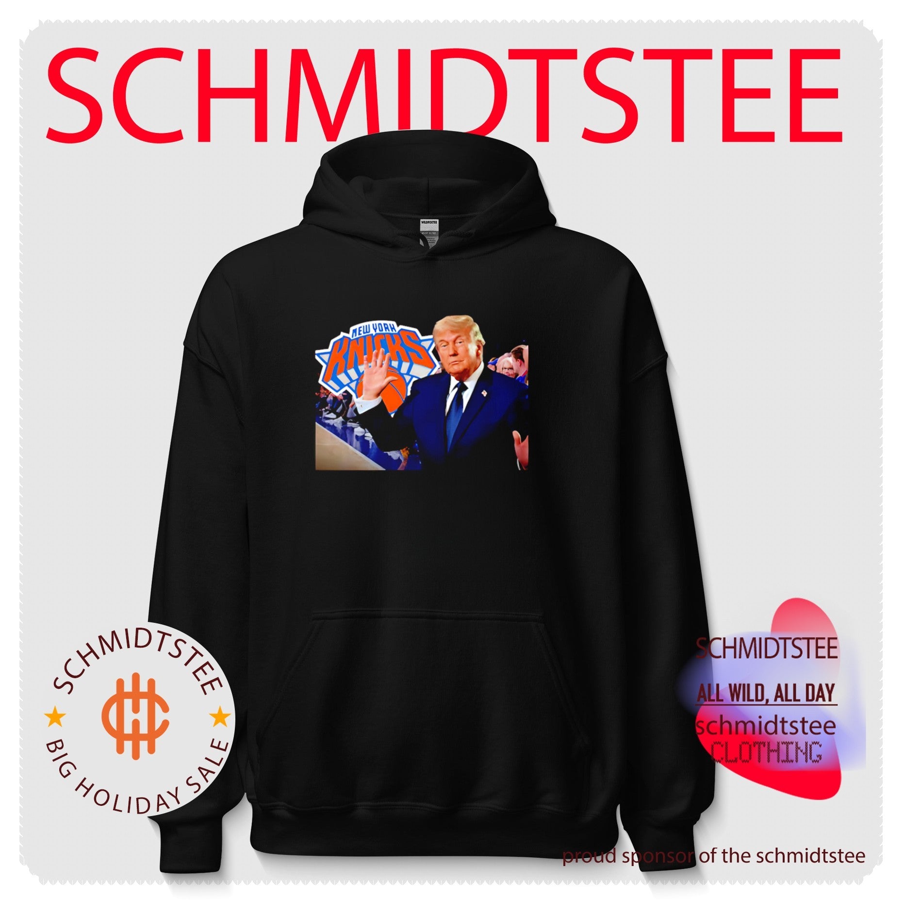 The Trump show New York Knicks logo shirt