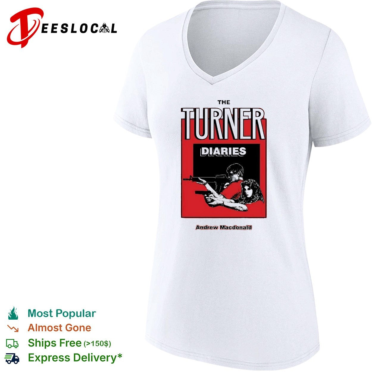 The Turner Diaries Andrew Macdonald retro shirt