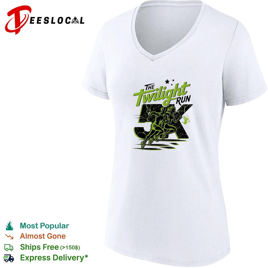 The Twilight Run 5K event logo shirt