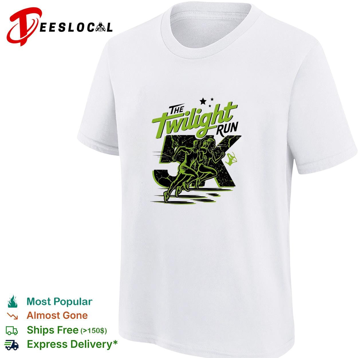 The Twilight Run 5K event logo shirt