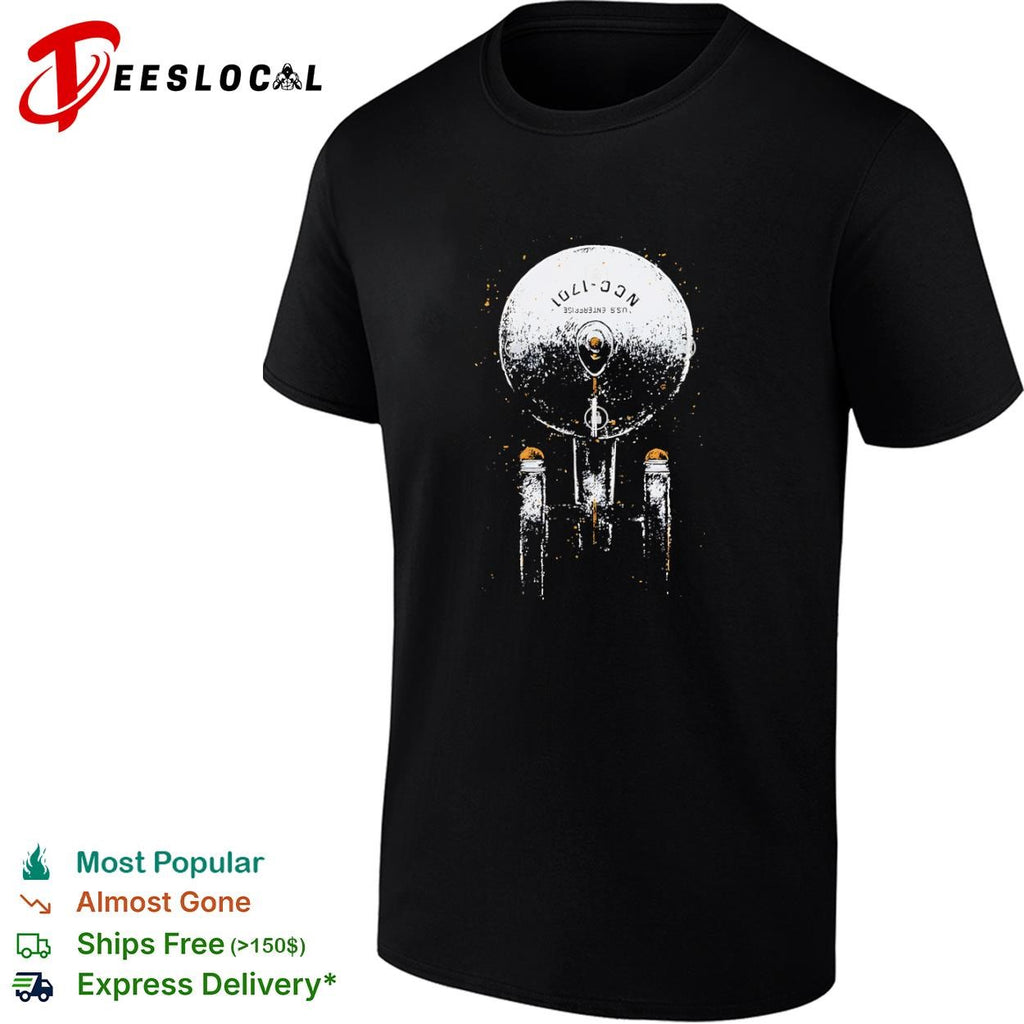 The USS Enterprise Boldly Go Starship shirt