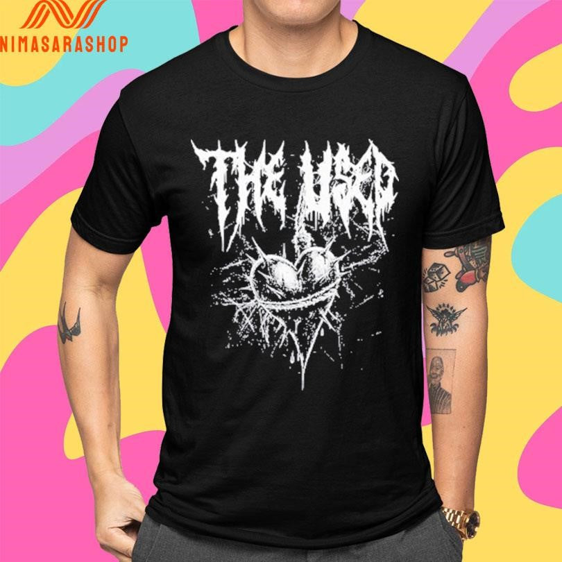 The Used Spiked Heart Shirts