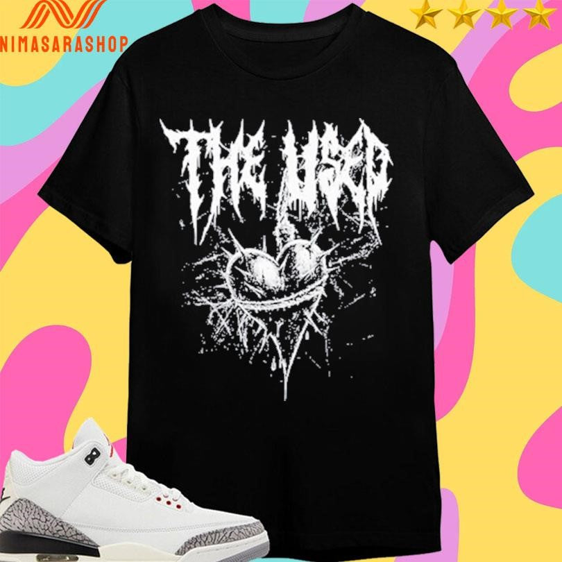 The Used Spiked Heart Shirts