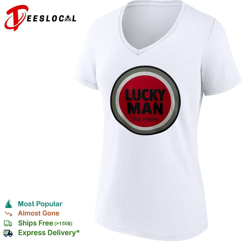 The Verve Lucky Man logo music shirt
