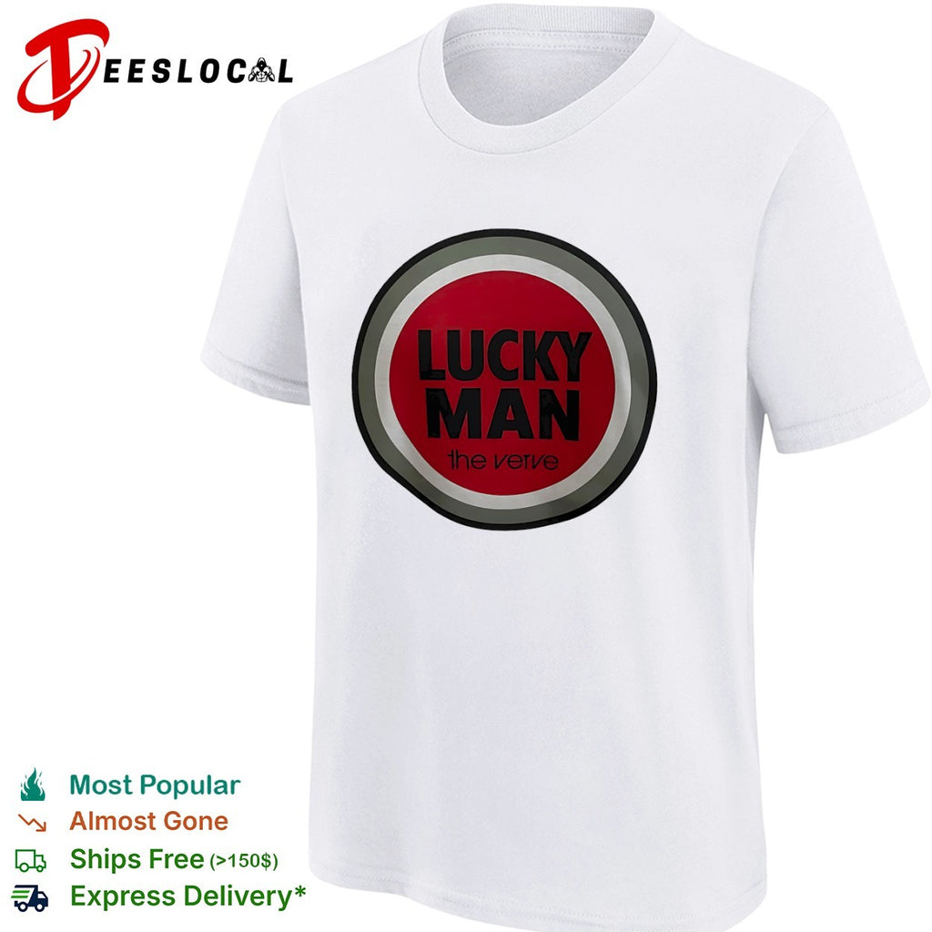 The Verve Lucky Man logo music shirt