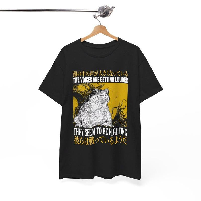 The Voices Are Getting Louder Frog T-Shirt Hoodie Sweatshirt | PrintMintTees.com