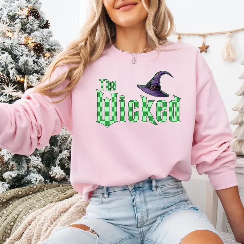 The Wicked Elphaba T-shirt, Wicked Change For Good Sweatshirt, Defy Gravity Broomstick Magic Wand Hoodie, Wizard Of Oz...