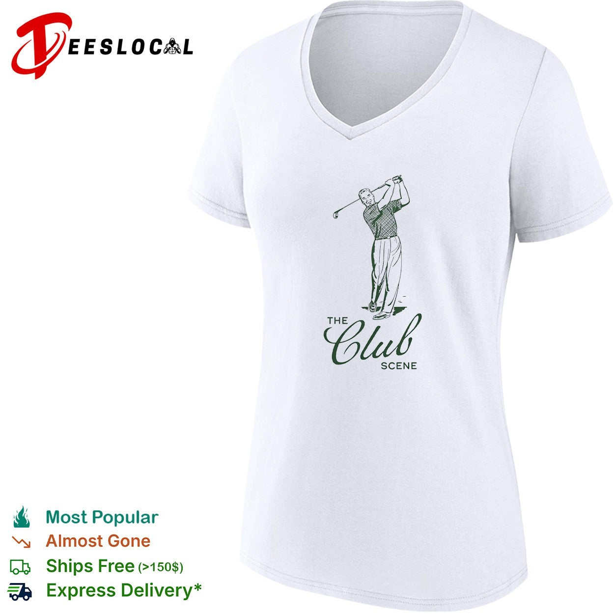 The club scene golf shirt