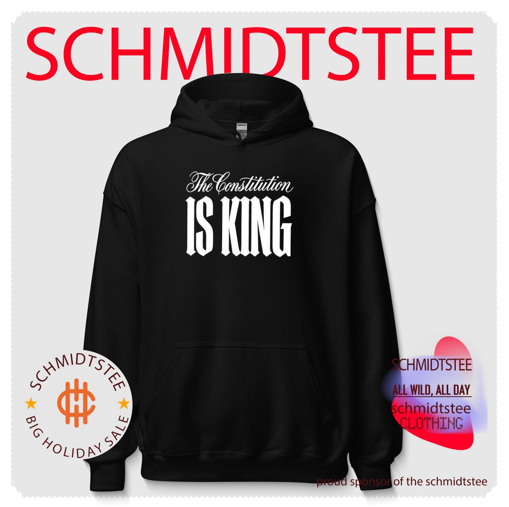 The constitution is king simple text shirt