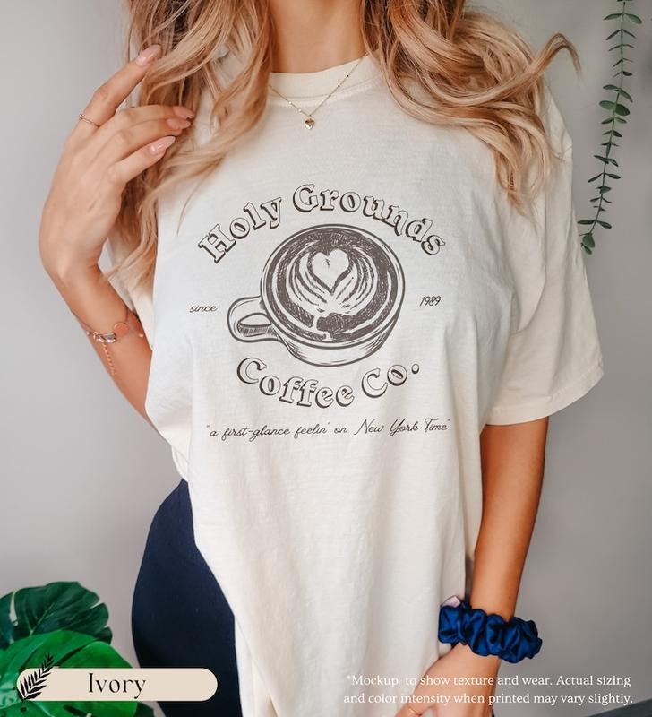 The holy grounds coffee shop T-shirt Hoodie Sweatshirt | PrintMintTees.com