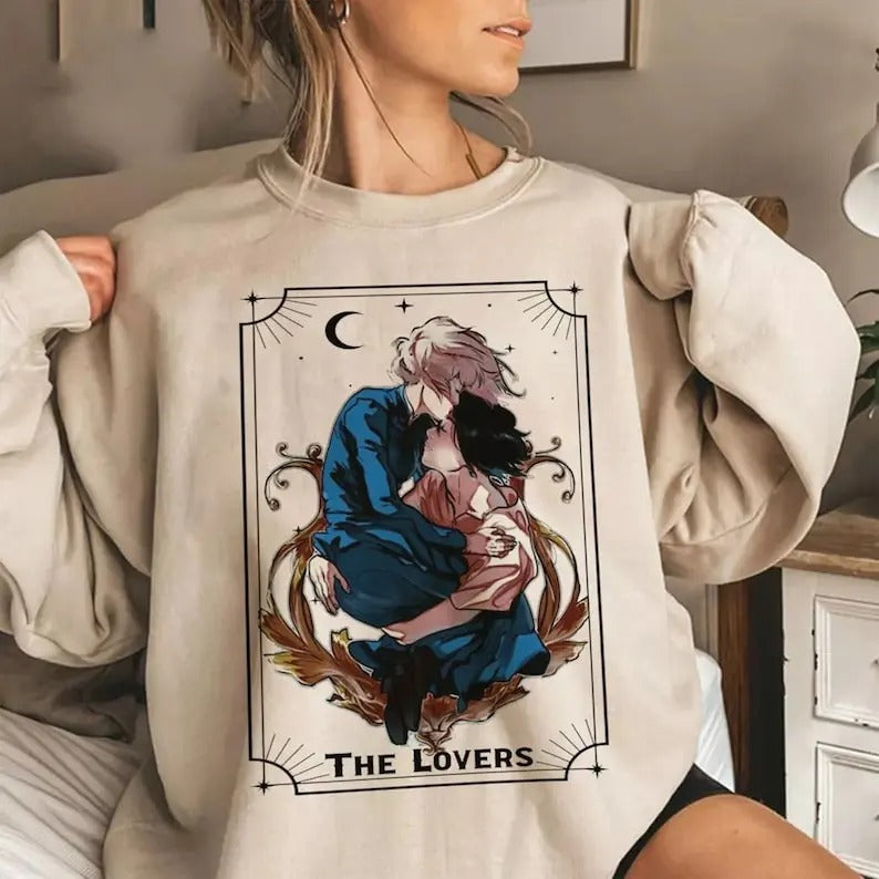 The lovers Howl Sophie card , Howl's Moving Castle Sweatshirt Shirt Hoodie | PrintMintTees.com