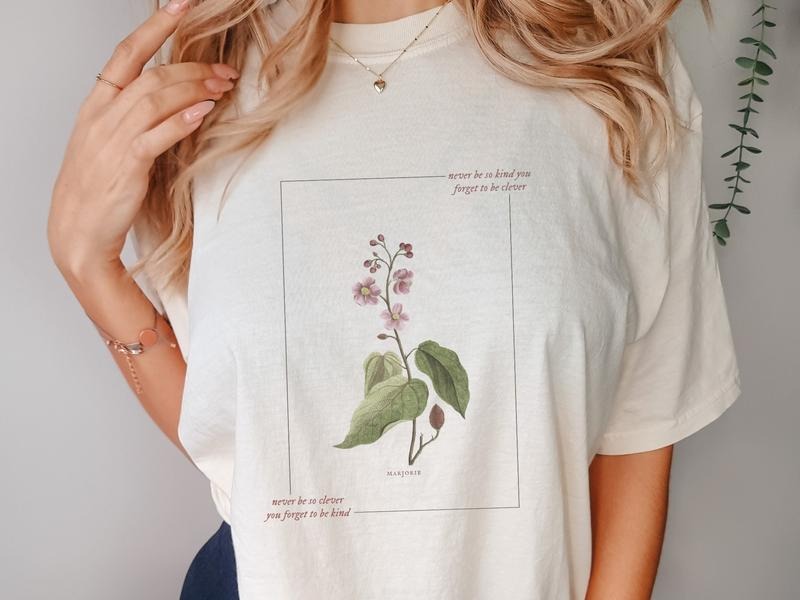 The never be so kind vintage floral T-shirt Hoodie, Sweatshirt | PrintMintTees.com