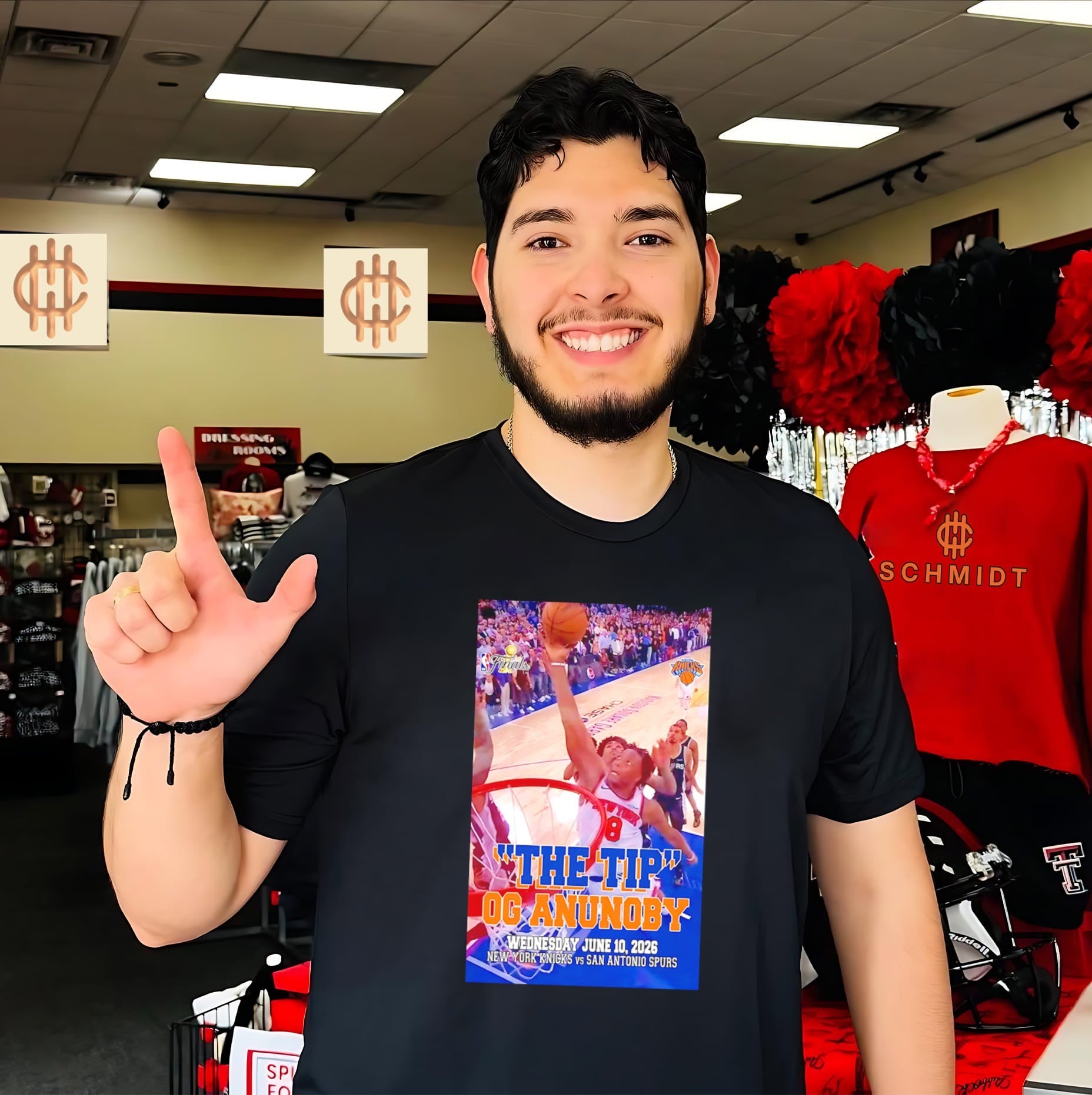 The tip OG Anunoby winning moment tribute shirt