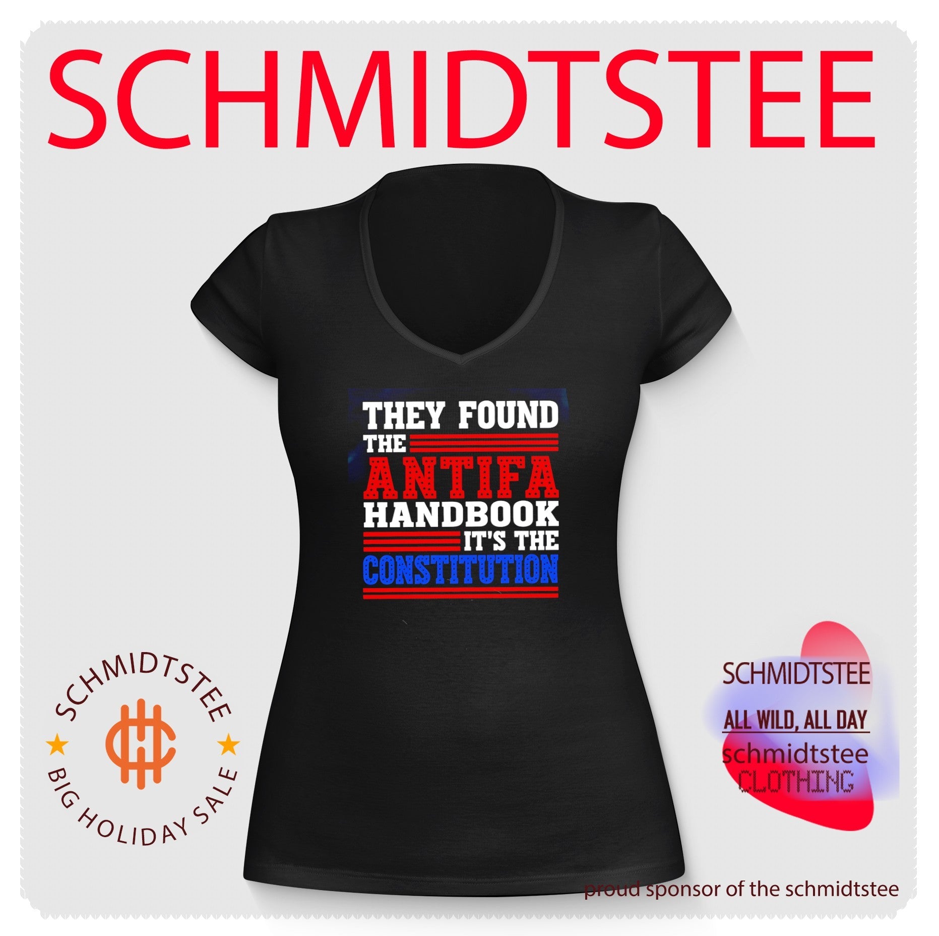 They found the antifa handbook it’s the constitution shirt