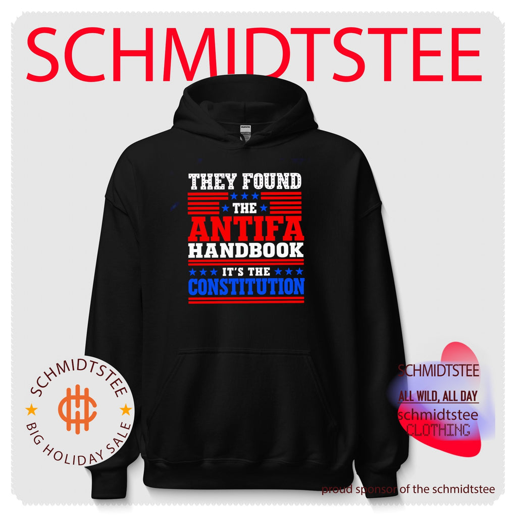 They found the antifa handbook it’s the constitution text shirt