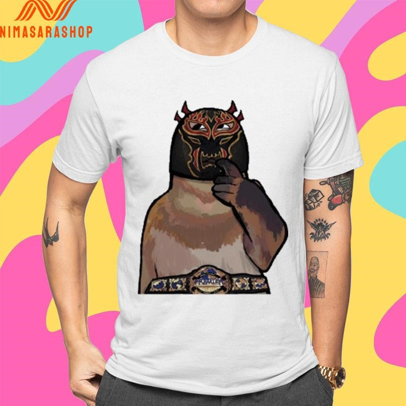 Thinking Monkey Red Mask Shirts